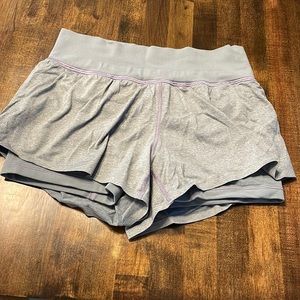 Size 6 lululemon shorts with built in shorts
